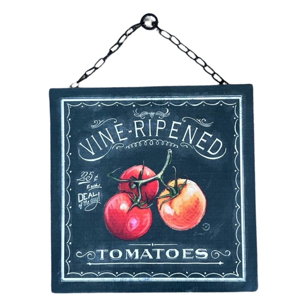 Vintage Tomato Metal Sign